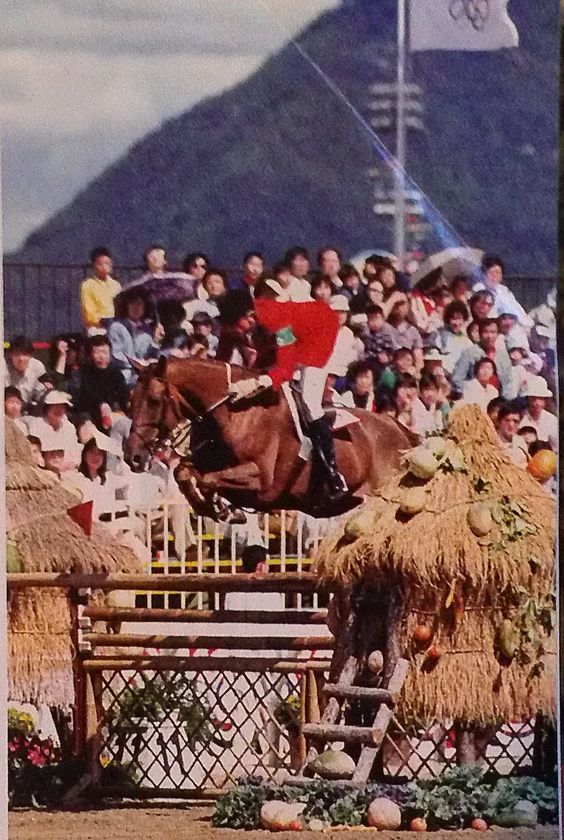 Mill Pearl & Joe Fargis at the 1988 Olympics